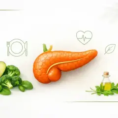 Trzustka, awokado, brokuły, oliwa i zioła. Zdrowa dieta może pomóc uniknąć problemów, takich jak biegunka tłuszczowa.