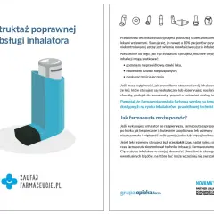 Instrukcja poprawnej obsługi inhalatora, kluczowego dla skutecznego działania leków takich jak salbutamol. Właściwa technika zapobiega błędom.